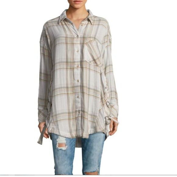 Free People Nordic Day Top in Ivory - Picture 1 of 13